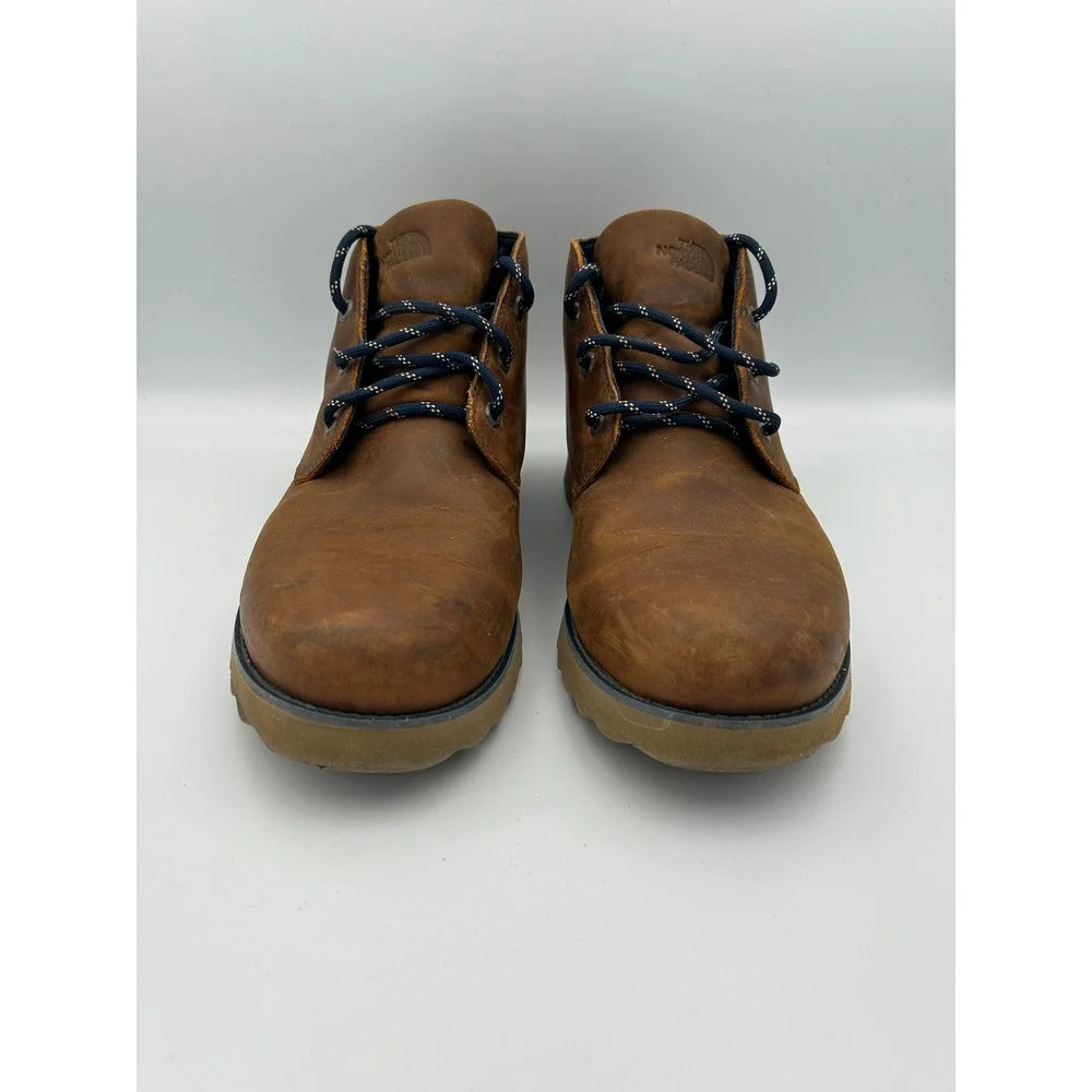 The North Face Ballard Chukka Mens 10 Brown Waterproof Leather Boots NF00CM78
